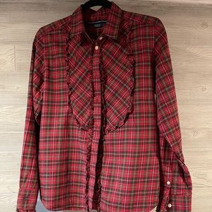 Womens sz14 Polo Ralph Lauren button up